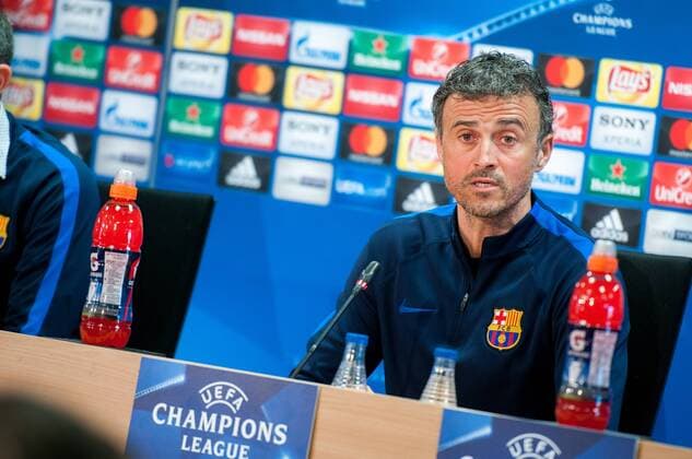 SPAIN - Mar,7th: Luis Enrique during the press conference PK Pressekonferenz before the match between FC Barcelona Barca - PSG, for the match of the Champions League, played at Camp Nou Stadium on 7th March 2017 in Barcelona, Spain. (Credit: David R. Rico Urbanandsport Cordon Press)  xCordonxPressx xSPAINx-PressxConferencex-xFCxBarcelonax-xPSGx-xxChampionsxLeaguex-x2016 17x