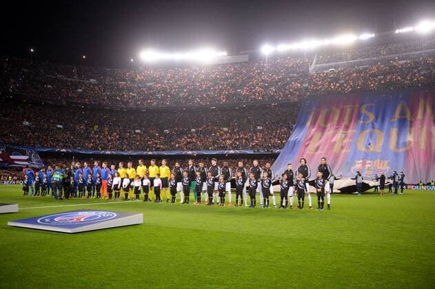 Fussball, Champions League, FC Barcelona vs. Paris Saint Germain PSG - 08 03 2017 AnthonyBIBARD FEP Panoramic 