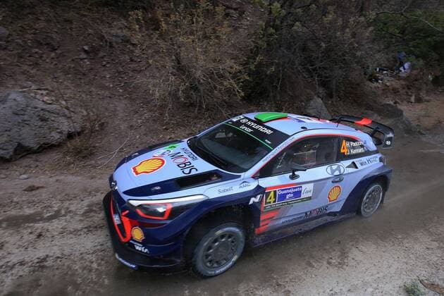 Hayden Paddon, New Zealand, drives his Hyundai I20 Coupe WRC Motorsport Rallye WM during a practice of Rally Guanajuato 2017 in Leon, Guanajuato state, Mexico, 08 March 2017. Rally Guanajuato 2017 !ACHTUNG: NUR REDAKTIONELLE NUTZUNG!  Copyright: xUlisesxRuizxBasurtox MEX245 20170309-636246352977771145