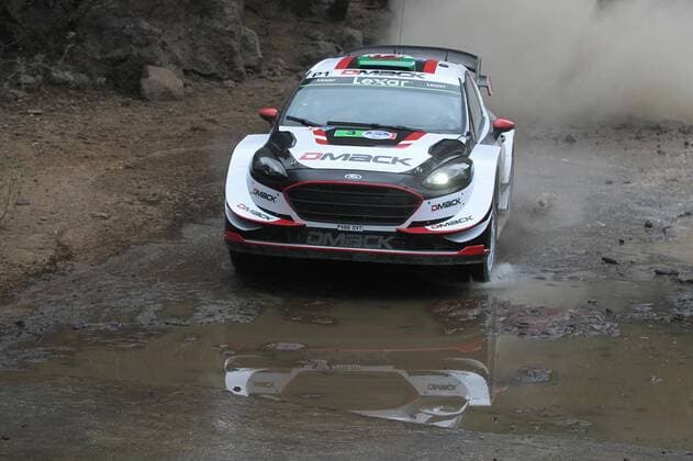 Elfyn Evans, Great Britain, drives his Ford Fiesta WRC Motorsport Rallye WM during a practice of Rally Guanajuato 2017 in Leon, Guanajuato state, Mexico, 08 March 2017. Rally Guanajuato 2017 !ACHTUNG: NUR REDAKTIONELLE NUTZUNG!  Copyright: xUlisesxRuizxBasurtox MEX245 20170309-636246353050622211