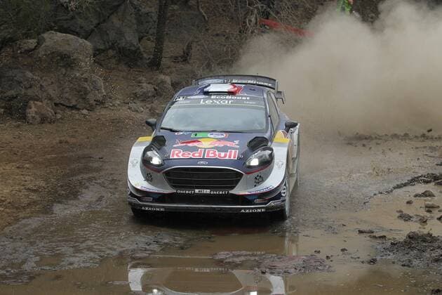Sebastien Ogier, France, drives his Ford Fiesta WRC Motorsport Rallye WM during a practice of Rally Guanajuato 2017 in Leon, Guanajuato state, Mexico, 08 March 2017. Rally Guanajuato 2017 !ACHTUNG: NUR REDAKTIONELLE NUTZUNG!  Copyright: xUlisesxRuizxBasurtox MEX245 20170309-636246353737637403