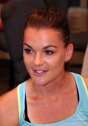 INDIAN WELLS, CA - MARCH 08: WTA Tennis Damen tennis player Agnieszka Radwanska (POL) talks with the media during Player Media Day held during the BNP Paribas Open, on March, 8, 2017, at the Indian Wells Tennis Garden in Indian Wells, CA. (Photo by John Cordes Icon Sportswire) TENNIS: MAR 08 BNP Paribas Open Icon506170308025 EDITORIAL USE ONLY