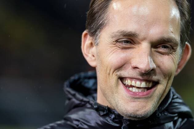 Dortmund, Germany 08.03.2017, UEFA Champions League - 2016 17 Season, Round of 16, Second leg, BV Borussia Dortmund - Benfica Lissabon, Trainer Thomas Tuchel (BVB) guckt ( DeFodi048