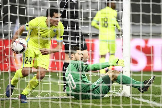Genk s goalkeeper Mathew Ryan pictured during a soccer game between Belgian teams KAA Gent and KRC Genk, Thursday 09 March 2017 in Gent, the first leg of the 1 8 finals of the Europa League competition. YORICKxJANSENS  x05061927x