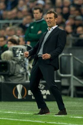 Gelsenkirchen, Germany, 09.03.2017, UEFA Europa League - 2016 17 Season, Round of 16, First leg, FC Schalke 04 - Borussia Moenchengladbach, Trainer Markus Weinzierl (S04) ( DeFodi001