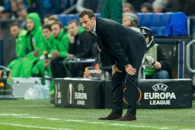 Gelsenkirchen, Germany, 09.03.2017, UEFA Europa League - 2016 17 Season, Round of 16, First leg, FC Schalke 04 - Borussia Moenchengladbach, Trainer Markus Weinzierl (S04) ( DeFodi001
