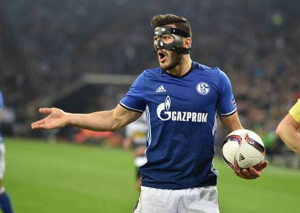 09.03.2017, Fussball, UEFA Europa League, Saison 2016 2017, Achtelfinale, FC Schalke 04 - Borussia Moenchengladbach, Sead KOLASINAC (FC Schalke 04)