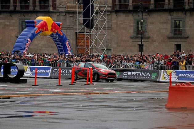 March 9, 2017 - Mexico - EUM20170309DEP14.JPG.CIUDAD DE MEXICO Rally-Mexico.- 9 de marzo 2017. La explanada del Zocalo recibio, por primera vez, al Campeonato Mundial de Rally. La etapa inicial de la tercera fecha del WRC Motorsport Rallye WM se corrio en una ruta de 1.5 kilometros donde los automoviles sumaron sus primeros tiempos de los 898 kilometros totales que se desarrollara en Guanajuato. Foto: Agencia EL UNIVERSAL RCC. Latin News - March 9, 2017  - ZUMAu78_ 20170309_zaf_u78_064 Copyright: xValentexRosasx