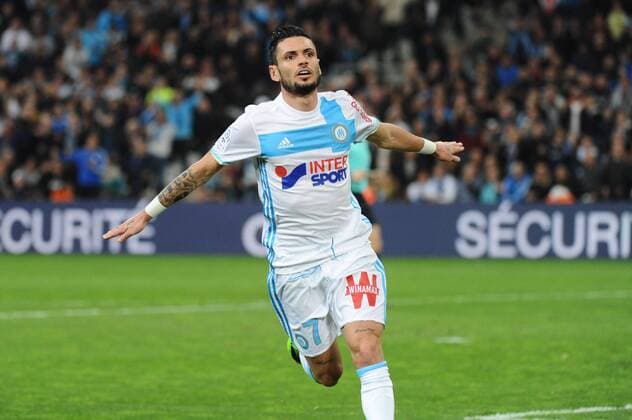 Torjubel - Cabella (OM) FOOTBALL : Olympique Marseille vs SCO Angers - Ligue1 - 10 03 2017 FranckPennant Panoramic 