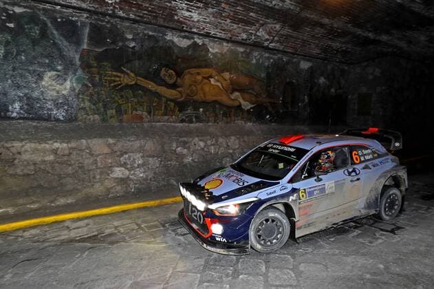Bilder des Tages - SPORT Dani Sordo (ES), Marc Marti (ES) Citroen C3 WRC Motorsport Rallye WM WRC Rally Mexico 2017 Rally Mexico 2017