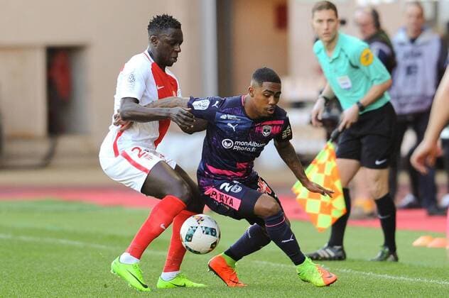 23 Benjamin MENDY (mon) - 25 MALCOM (bor) FOOTBALL : AS Monaco vs Girondins de Bordeaux - Ligue 1 - 11 03 2017 FEP Panoramic 