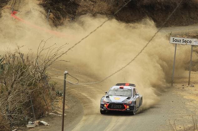 Spanish pilot Daniel Sordo rides his Hyundai I20 Coupe WRC Motorsport Rallye WM during the Half Moon stage at the 14th World Rally Championship in Leon, Guanajuato state, Mexico, 11 March 2017. 14TH WORLD RALLY CHAMPIONSHIP IN MEXICO !ACHTUNG: NUR REDAKTIONELLE NUTZUNG!  Copyright: xUlisesxRuizxBasurtox MEX001 20170311-636248617546864619