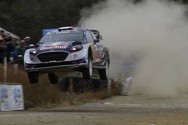 Motorsport, Rallye Mexiko Sebastien Ogier (F), Julien Ingrassia (F) Ford Fiesta WRC Motorsport Rallye WM WRC Rally Mexico 2017 Rally Mexico 2017