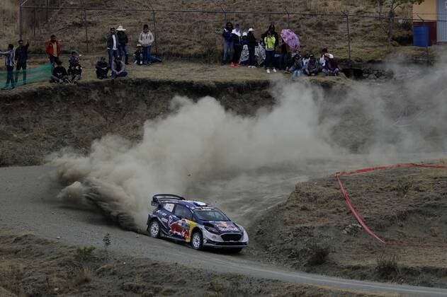 Motorsport, Rallye Mexiko Sebastien Ogier (F), Julien Ingrassia (F) Ford Fiesta WRC Motorsport Rallye WM WRC Rally Mexico 2017 Rally Mexico 2017