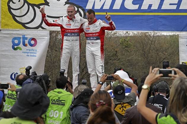 WRC, Meeke und Nagle gewinnen Rallye Mexiko Paul Nagle (GB), Kris Meeke (GB) WRC Motorsport Rallye WM Rally Mexico 2017 Rally Mexico 2017