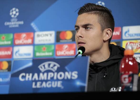 March 13, 2017 - Turin, Italy - Paulo Dybala during the press conference PK Pressekonferenz before Champions League match between Juventus v Porto, in Turin, on March 13, 2016 Juventus v FC Porto - UEFA Champions League Round of 16: Second Leg Previews  - ZUMAn230 20170313_zaa_n230_133 Copyright: xLorisxRosellix