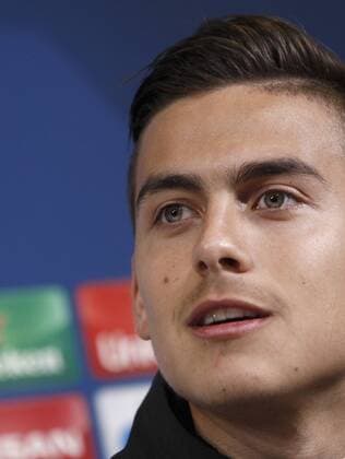 Italy: Soccer Champions League Juventus Juventus Paulo Dybala attends a press conference PK Pressekonferenz ahead of the Champions League round of 16 second leg soccer match against Porto  IsabellaxBonottox xPacificxPress