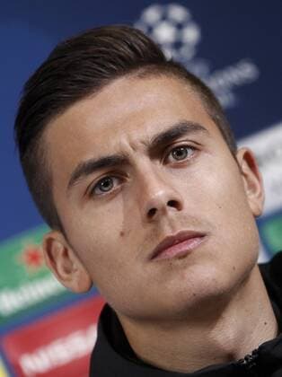 Italy: Soccer Champions League Juventus Juventus Paulo Dybala attends a press conference PK Pressekonferenz ahead of the Champions League round of 16 second leg soccer match against Porto  IsabellaxBonottox xPacificxPress