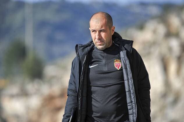 Fußball, CL, AS Monaco Training Jose Leon Jardim (coach AS Monaco) FOOTBALL : Training - AS Monaco -Champions League - 14 03 2017 NorbertScanella Panoramic 