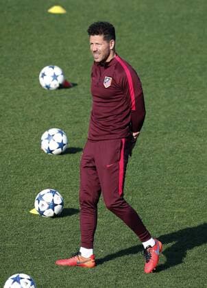 Fußball, CL, Atletico Madrid Training Atletico Madrid s Argentinian head coach Diego Simeone during the training of the team held at Majadahonda Sports City in Madrid, Spain on 14 March 2017 on the eve of the Champions League round of 16 second leg match played against Bayer Leverkusen. ATLETICO MADRID S TRAINING !ACHTUNG: NUR REDAKTIONELLE NUTZUNG!  Copyright: xANGELxDIAZx 20170314-636251124989970560
