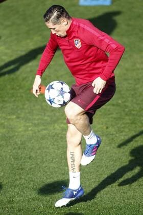 Atletico de Madrid s Fernando Torres during training session. March 14,2017.  (2017031444)