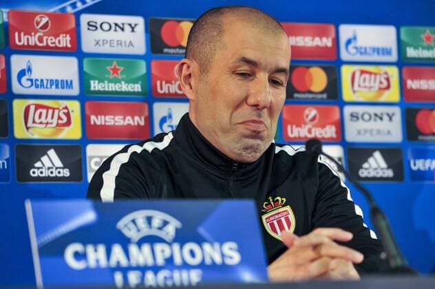 Jose Leonardo Nunes Alves Sousa Jardim (coach AS Monaco) FOOTBALL : PK - As Monaco - Champions League - 14 03 2017 NorbertScanella Panoramic 