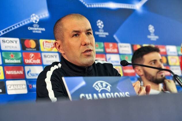 Jose Leonardo Nunes Alves Sousa Jardim (coach AS Monaco) FOOTBALL : PK - As Monaco - Champions League - 14 03 2017 NorbertScanella Panoramic 