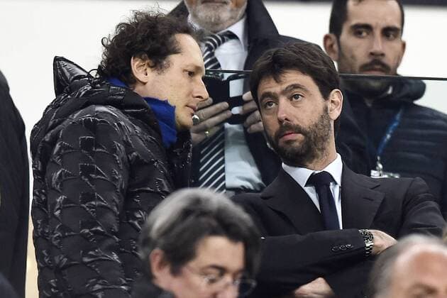 Fußball, CL, Juventus Turin - FC Porto Champions League 2016 2017 Juventus Turin- FC Porto Andrea Agnelli-John Elkann 
