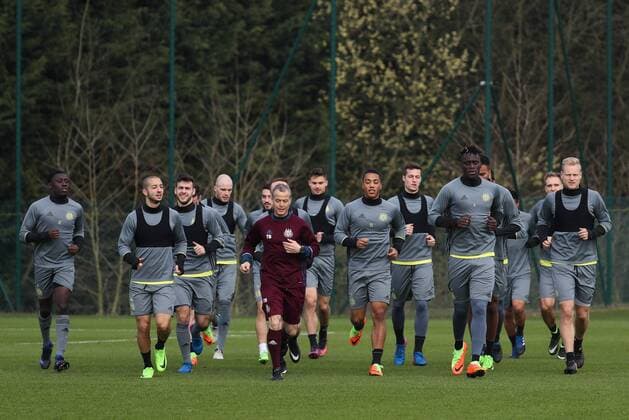 Anderlecht s players pictured during a training session of Belgian soccer team RSC Anderlecht in Anderlecht, Wednesday 15 March 2017. Tomorrow Anderlecht is playing a return 1 8 final game of the Europa League competition against Cyprus team Apoel Nicosie. First leg in Nicosie ended on a 0-1 result. VIRGINIExLEFOUR  x05064905x