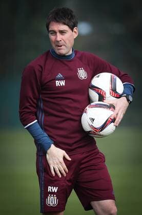 Anderlecht s head coach Rene Weiler pictured during a training session of Belgian soccer team RSC Anderlecht in Anderlecht, Wednesday 15 March 2017. Tomorrow Anderlecht is playing a return 1 8 final game of the Europa League competition against Cyprus team Apoel Nicosie. First leg in Nicosie ended on a 0-1 result. VIRGINIExLEFOUR  x05064884x