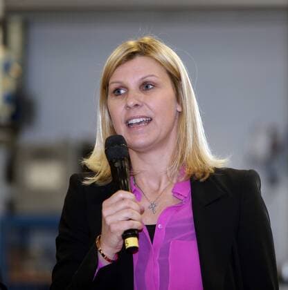Porsche Tennis Grand Prix 2017 Pressekonferenz Deutschland, Stuttgart, 15.03.2017, Tennis, Porsche Tennis Grand Prix 2017, Pressekonferenz: Anke Huber.