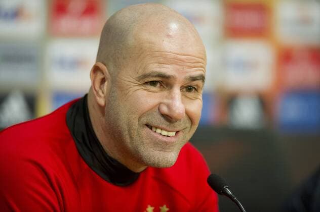 15-03-2017 VOETBAL: TRAINING EN PERSCONFERENTIE AJAX: AMSTERDAM Coach Peter Bosz (Ajax) Foto: SCS Michel Utrecht xVIxxIVx 7345193