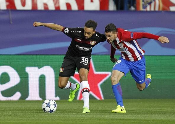 Karim Bellarabi - Soccer match between Atletico de Madrid and Beyer Leverkusen of the 2016 2017 Champions League, held at the Vicente Calderon stadium, in Madrid, March 15, 2017. (Photo: J. Luis Cuesta 261 Cordon Press).  xJosexLuisxCuestax xx