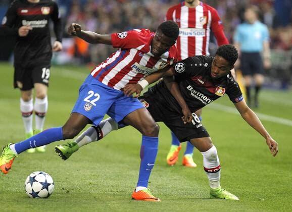 Soccer match between Atletico de Madrid and Beyer Leverkusen of the 2016 2017 Champions League, held at the Vicente Calderon stadium, in Madrid, March 15, 2017. (Photo: J. Luis Cuesta 261 Cordon Press). Thomas  xJosexLuisxCuestax xx