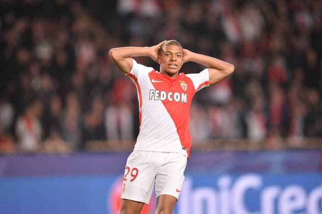 29 Kylian MBAPPE (mon) - DECEPTION - Fussball, Champions League, AS Monaco vs. Manchester City - 15 03 2017 AnthonyBIBARD FEP Panoramic 