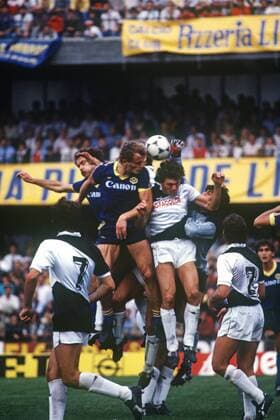 HANS PETER BRIEGEL CAMPIONATO SERIE A 1984-85 VERONA-UDINESE 1-0