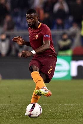 Antonio Rudiger of AS Roma during the UEFA Europa League match between Roma and Olympique Lyonnais at Stadio Olimpico, Rome, Italy on 16 March 2017. Copyright: xGiuseppexMaffiax 14640027