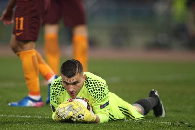 Rome, Italy 16 March, 2017: Anthony Lopes in action during the Uefa league match between A.s. Roma vs Olympique Lyonnais at Olympic Stadium in Rome on March, 2017  Copyright: xmarcoxiacobuccix xIPAx xMarcoxIacobuccix