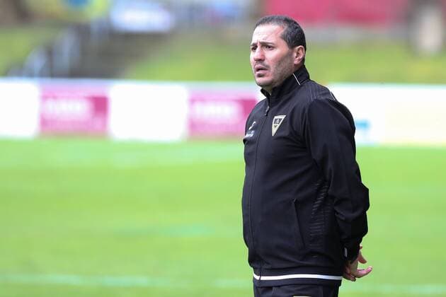 Fußball, GER, Regionalliga West, 25. Spieltag, FC Viktoria Köln - Alemannia Aachen am Sonntag, 19. März 2017 im Sportpark Höhenberg in Köln. Trainer Fuat Kilic ( Aachen ) FC Viktoria Köln - Alemannia Aachen