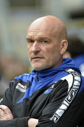 18-03-2017 pmk MZ106561 Fussball Herren 3.Liga Saison 2016 2017 SC Paderborn 07 Stefan EMMERLING -Trainer- Paderborn