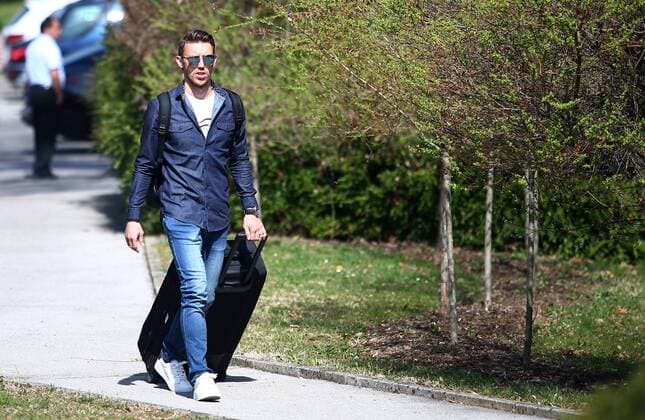 Fußball, Nationalteam Kroatien, Ankunft in Zagreb Croatian national football team gathering - Zagreb, Croatia 20.03.2017., Zagreb, Croatia - Croatian national football team gathering in As Hotel. Josip Pivaric.  SlavkoxMidzor PIXSELL