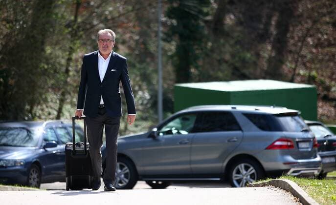 Fußball, Nationalteam Kroatien, Ankunft in Zagreb Croatian national football team gathering - Zagreb, Croatia 20.03.2017., Zagreb, Croatia - Croatian national football team gathering in As Hotel. Head coach Ante Cacic.  SlavkoxMidzor PIXSELL