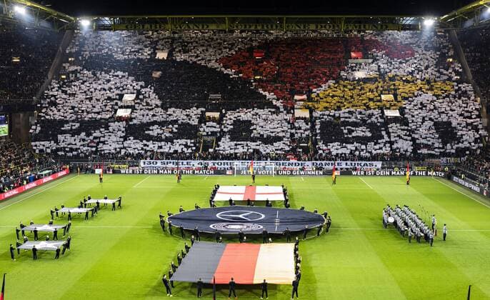 Dortmund, 22.03.2017 Abschieds Choreographie für Lukas Podolski (Deutschland) Poldi Deutschland - England