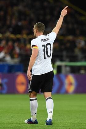Fußball Länderspiel Deutschland - England am 22.03.2017 im Signal Iduna Park in Dortmund Lukas Podolski ( Deutschland ) xRx