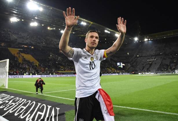 22.03.2017, Fussball Laenderspiel 2017, Deutschland - England, Lukas Podolski (Deutschland)