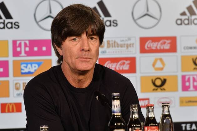 GER, FSP, Deutschland (GER) vs England (ENG) 23.03.2017, Signal-Iduna-Park , Dortmund , GER, FSP, Deutschland (GER) vs England (ENG) im Bild picture shows: Pressekonferenz (PK) nach dem Spiel, Trainer Headcoach Joachim JOGI Loew (DFB Deutschland GER) Querformat, Foto © nordphoto Meuter nordphotox xMeuter