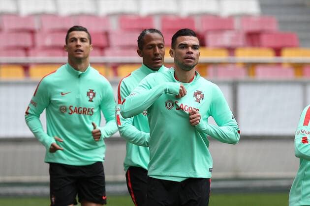 March 23, 2017 - Lisbon, Lisbon, Portugal - Portugals defender Pepe during Portugal Training Session and press conference PK Pressekonferenz at Estadio da Luz on March 23, 2017 in Lisbon, Portugal. Portugal Training Session and Press Conference  - ZUMAn230 20170323_zaa_n230_091 Copyright: xDpix