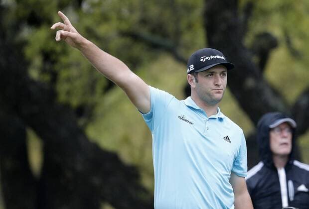 Spanish golfer Jon Rahm Rodriguez in action during the third day of the PGA Golf Herren Dell Match Play golf tournament at the Country Club in Austin, Texas, United States, 24 March 2017. The World Championship WM Weltmeisterschaft that will end next 26 March offers a prize of 9,750,000 dollars. DELL MATCH PLAY GOLF TOURNAMENT IN AUSTIN, TEXAS !ACHTUNG: NUR REDAKTIONELLE NUTZUNG!  Copyright: xChrisxCovattax TEX001 20170324-636259834208244337