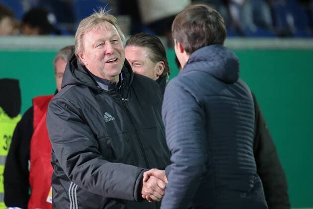Fußball, U21 Länderspiel, Deutschland - England Der ehemalige Trainer der deutschen U21 U 21 Horst Hrubesch (DFB-Sportdirektor, Interimslösung) beim Eurosport Interview, Fussball, Länderspiel, Deutschland U21 - England U21, xozx