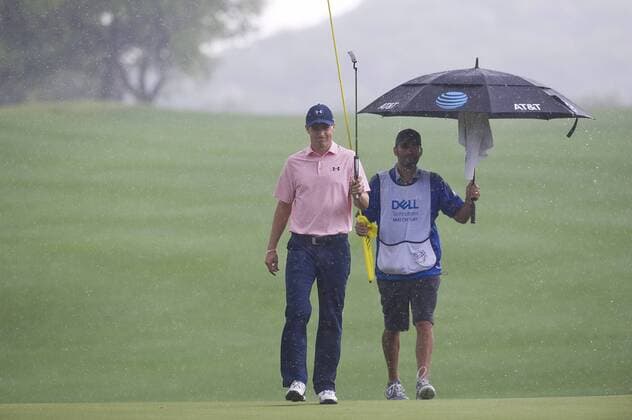 March 24, 2017: Jordan Spieth in action Round 3 Group Play matches at the World Golf Championships Dell Technologies Match Play at the Austin Country Club. Austin, Texas. CSM PGA Golf Herren 2017: World Golf Championships MAR 24 - ZUMAc04_ 20170324_zaf_c04_113 Copyright: xMarioxCantux